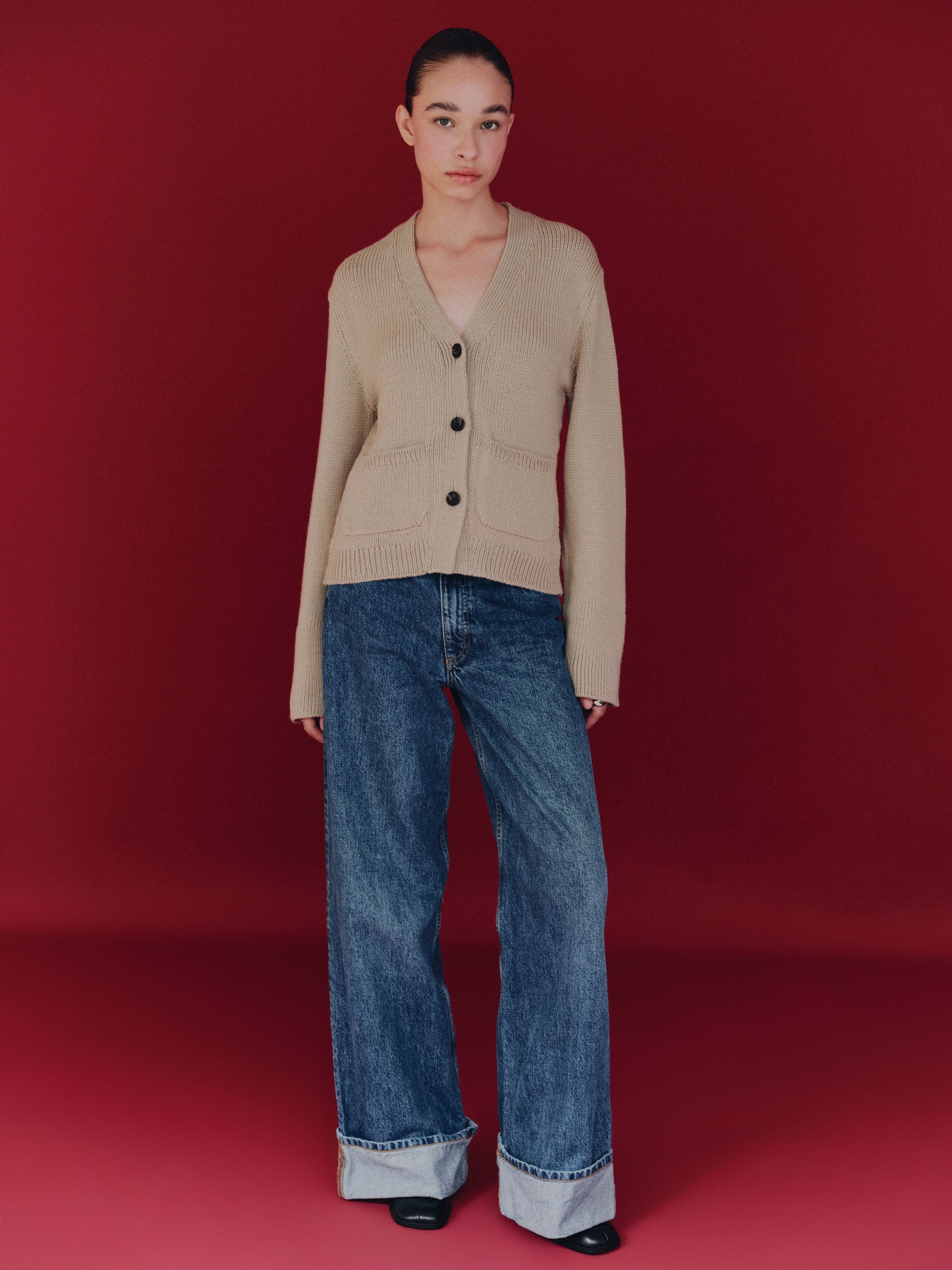 Camelia Cardigan Oat