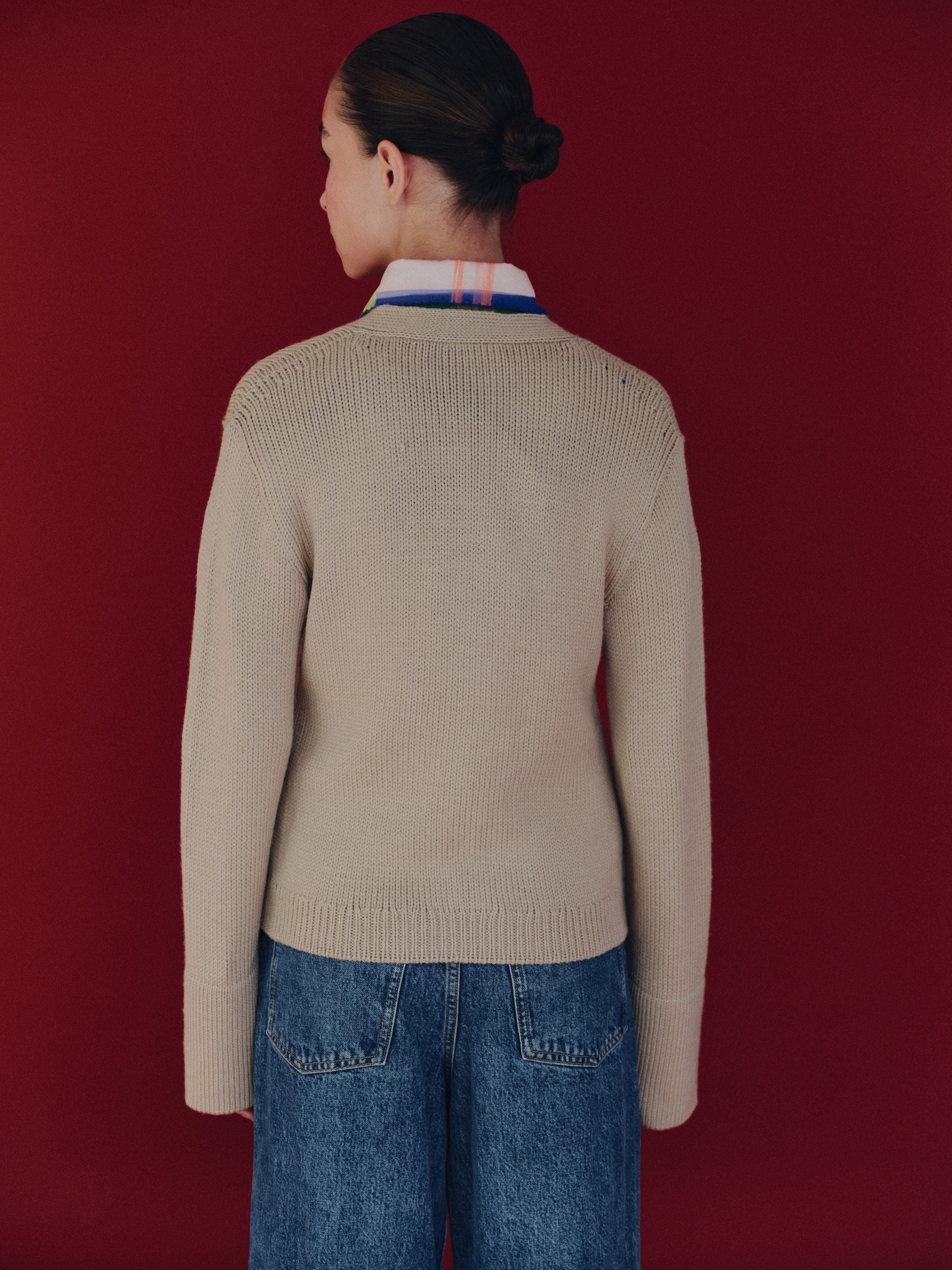 Camelia Cardigan Oat