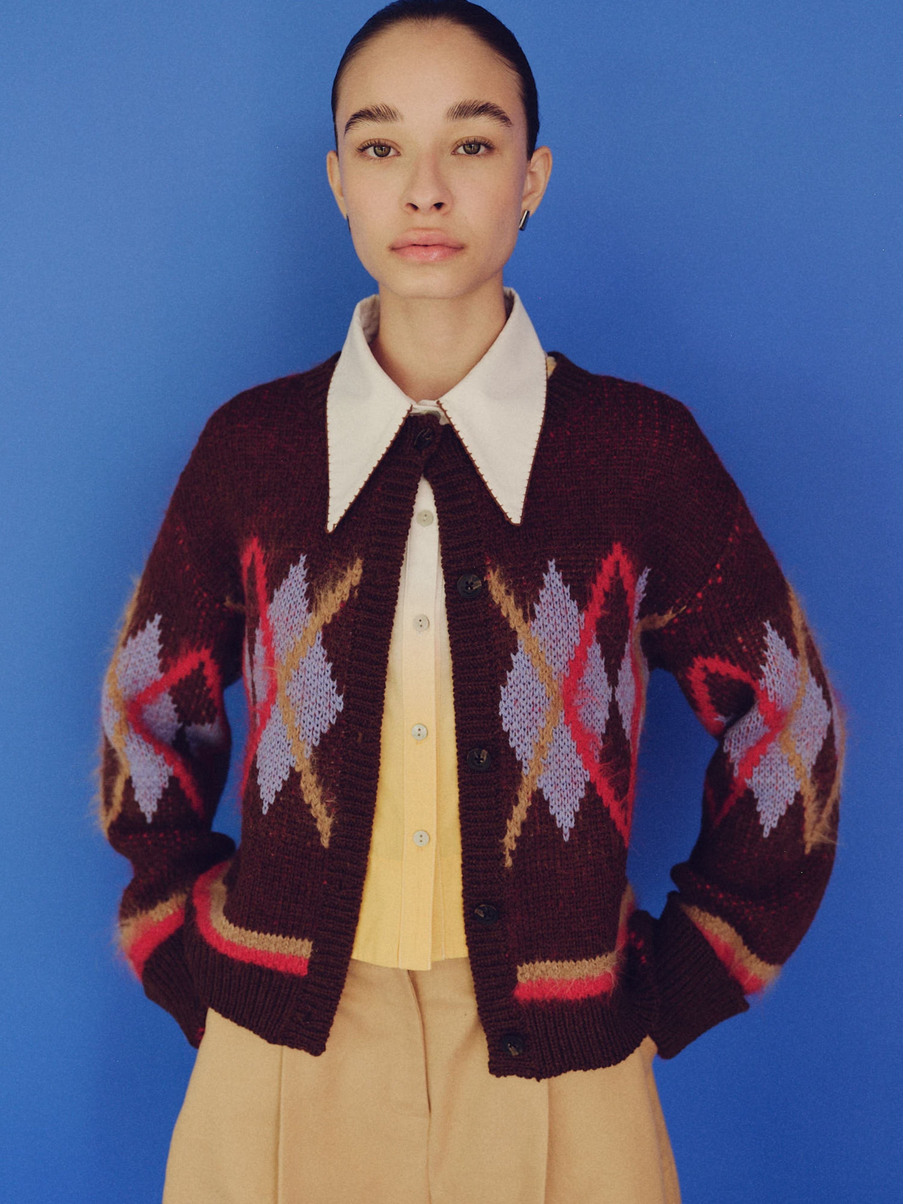Stella Cardigan Deep Brown