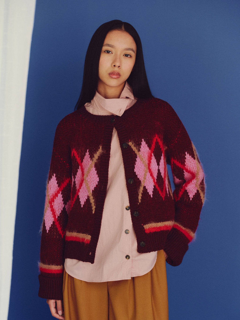Stella Cardigan Burgundy