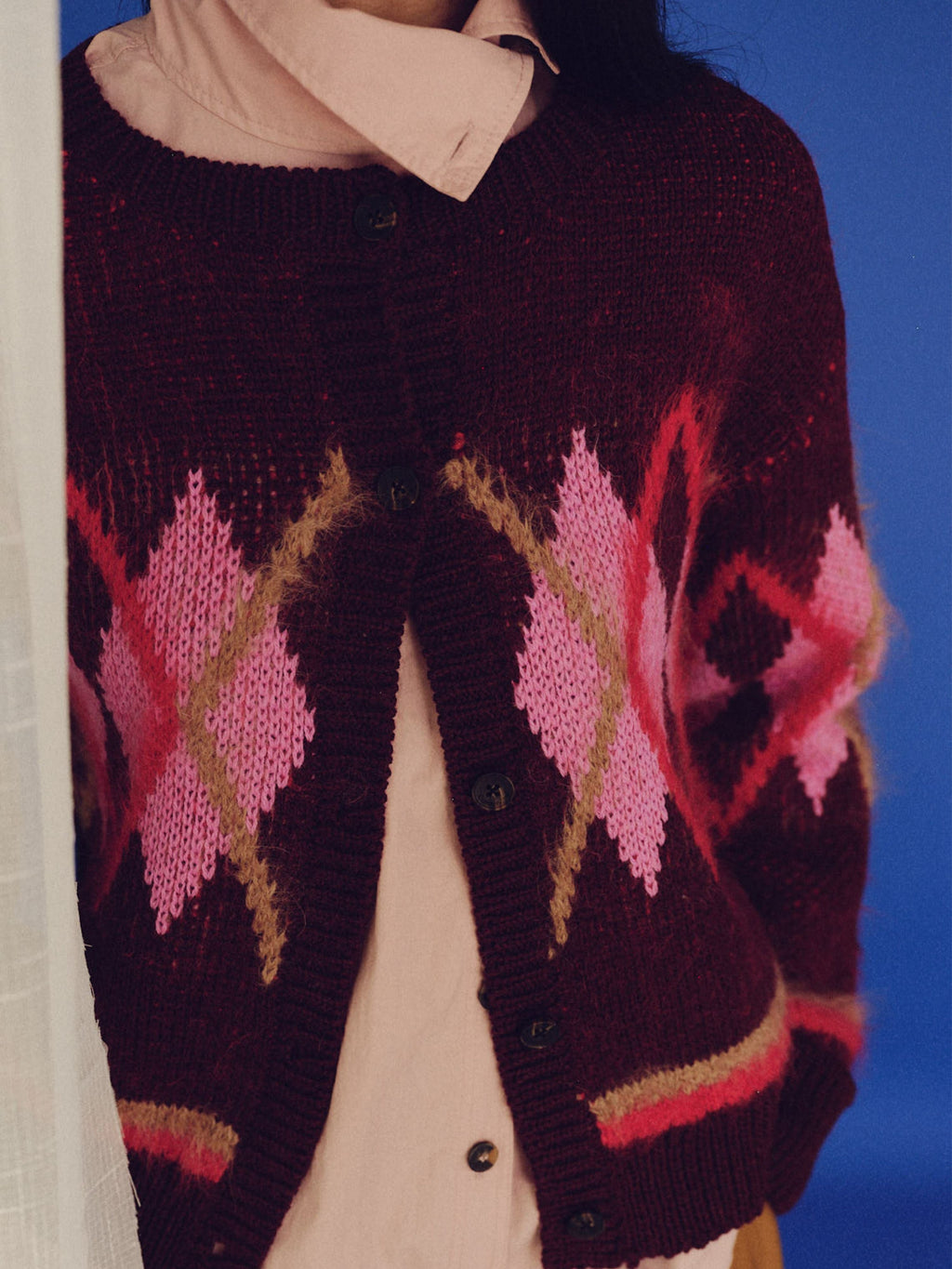 Stella Cardigan Burgundy