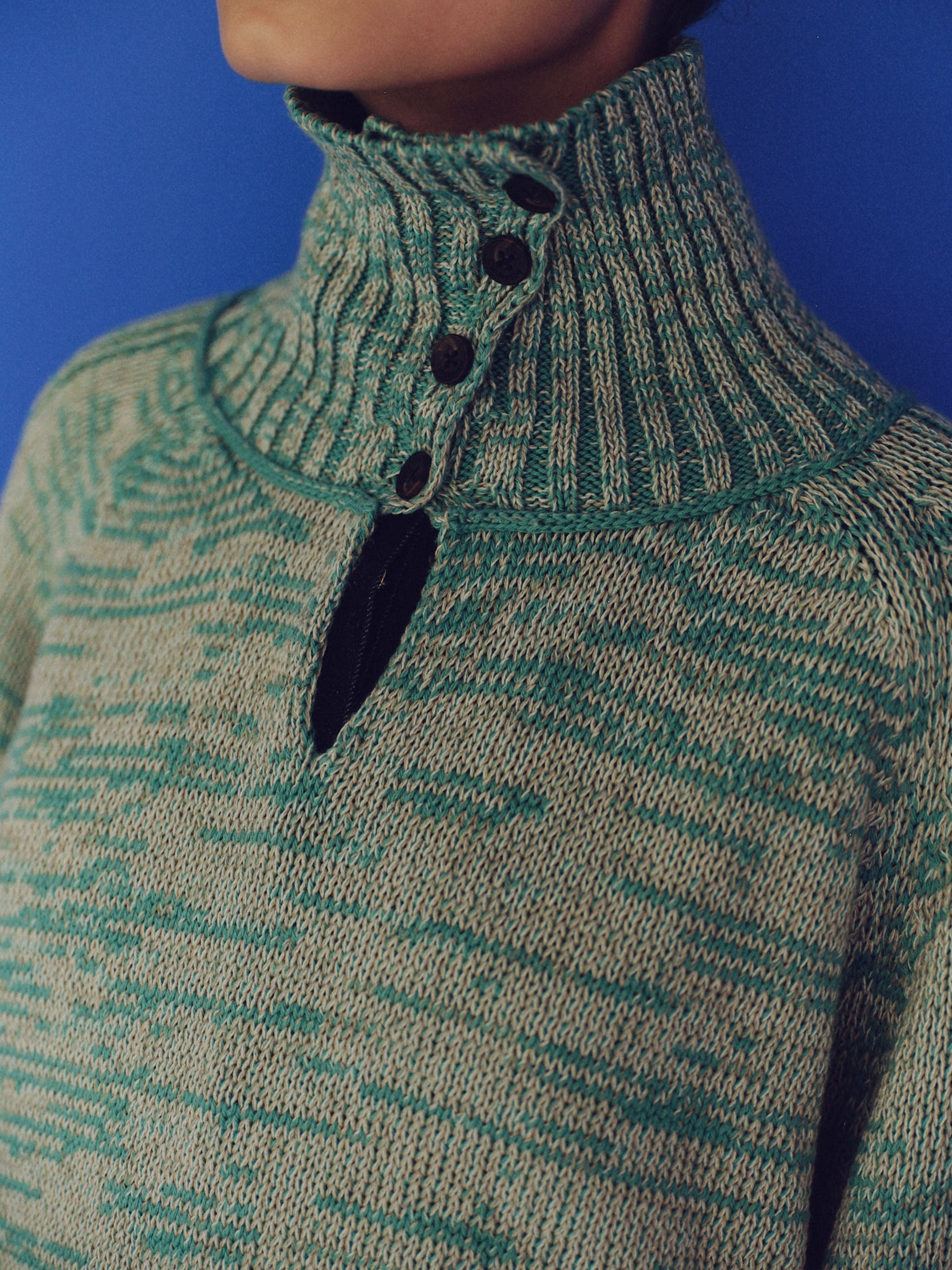 Ello Sweater Cyan