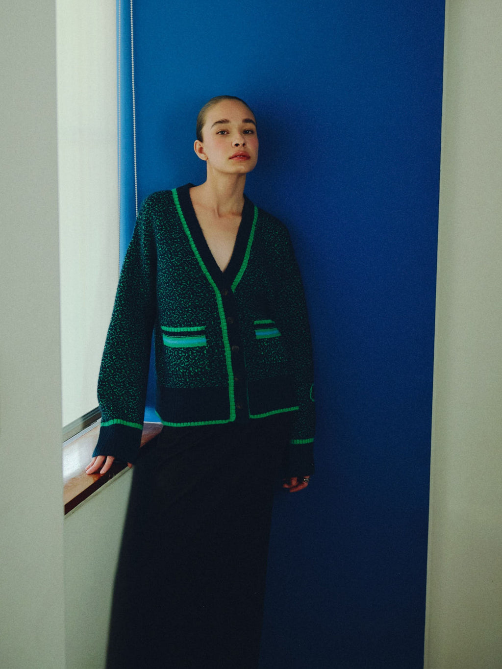 Gaia Cardigan Racing Green