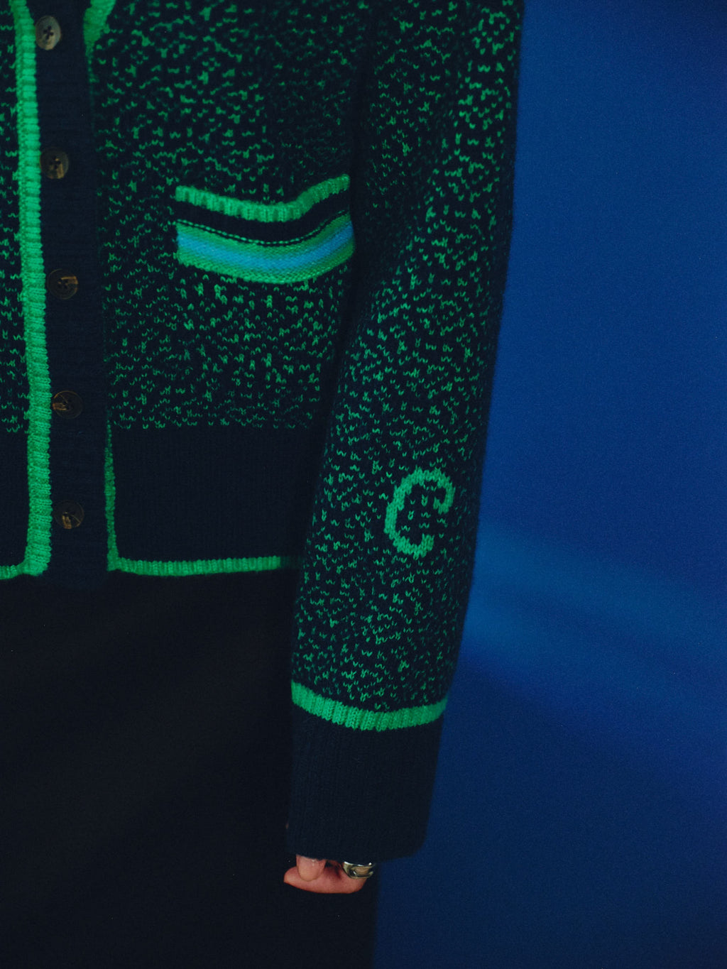 Gaia Cardigan Racing Green