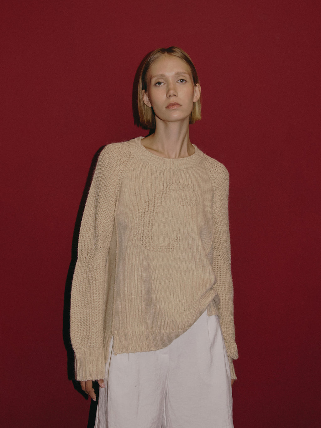 Cami Sweater Off White