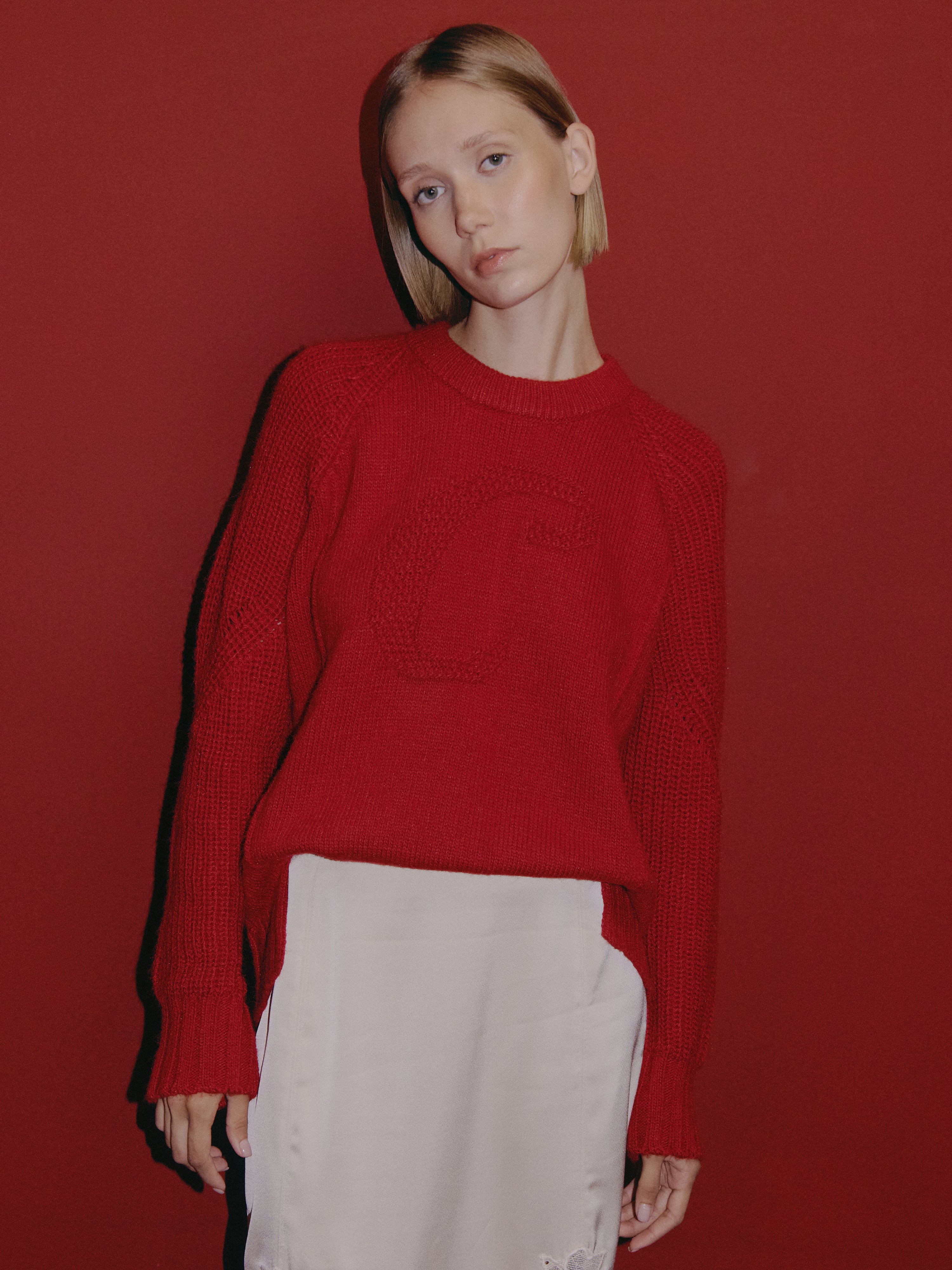 Cami Sweater Red