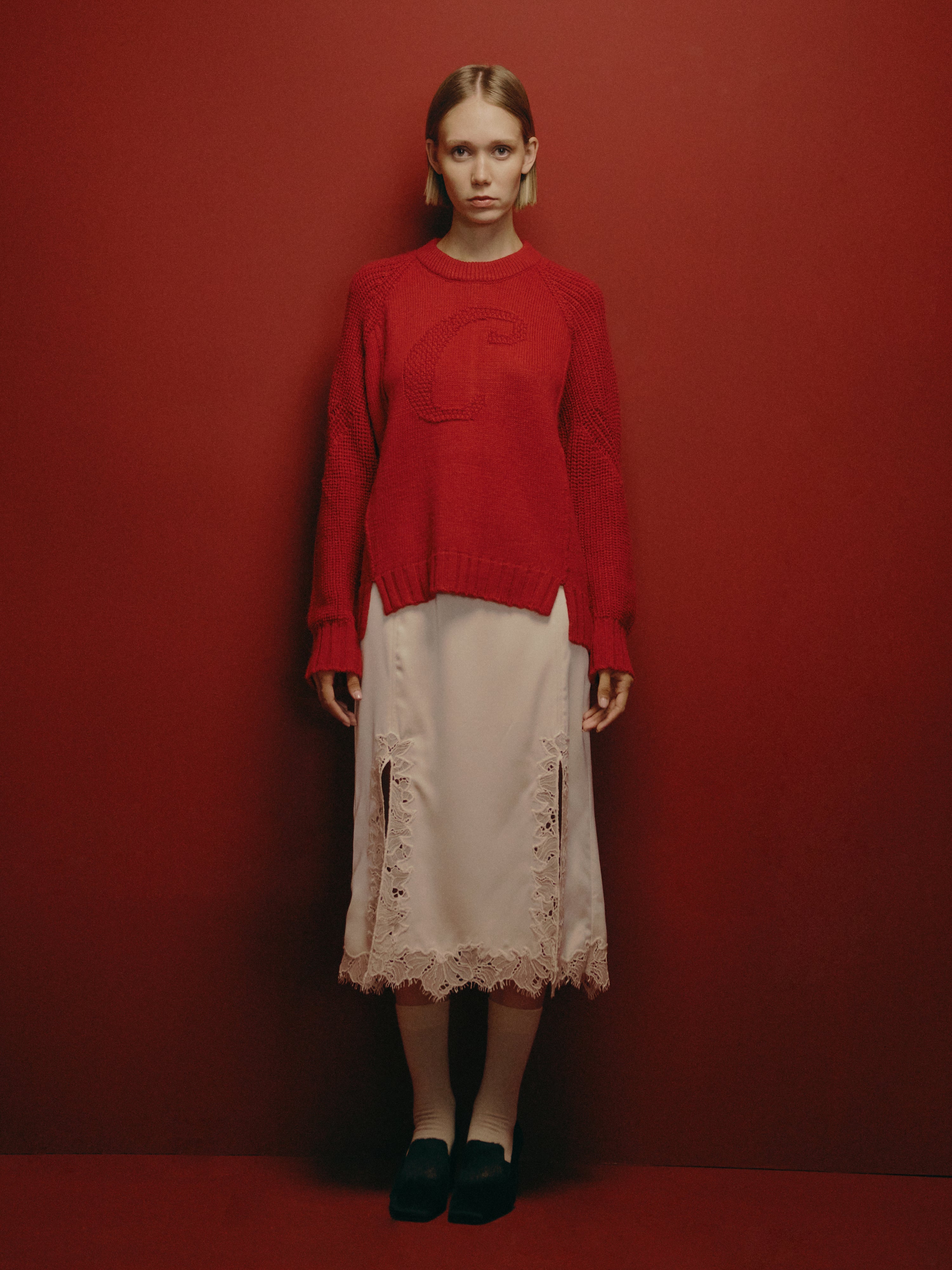 Cami Sweater Red