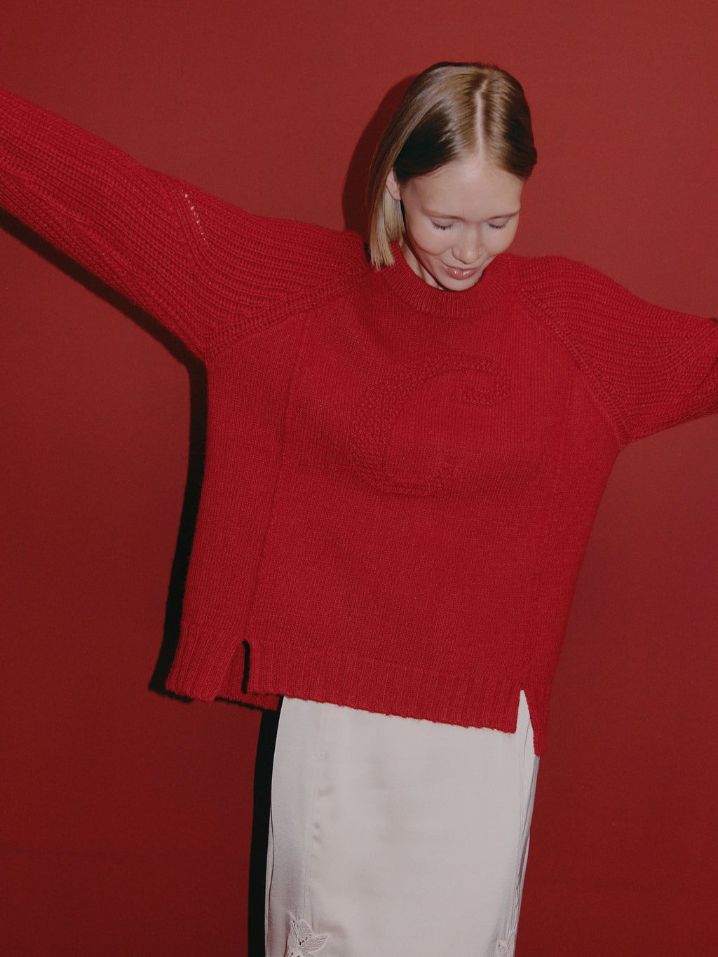 Cami Sweater Red