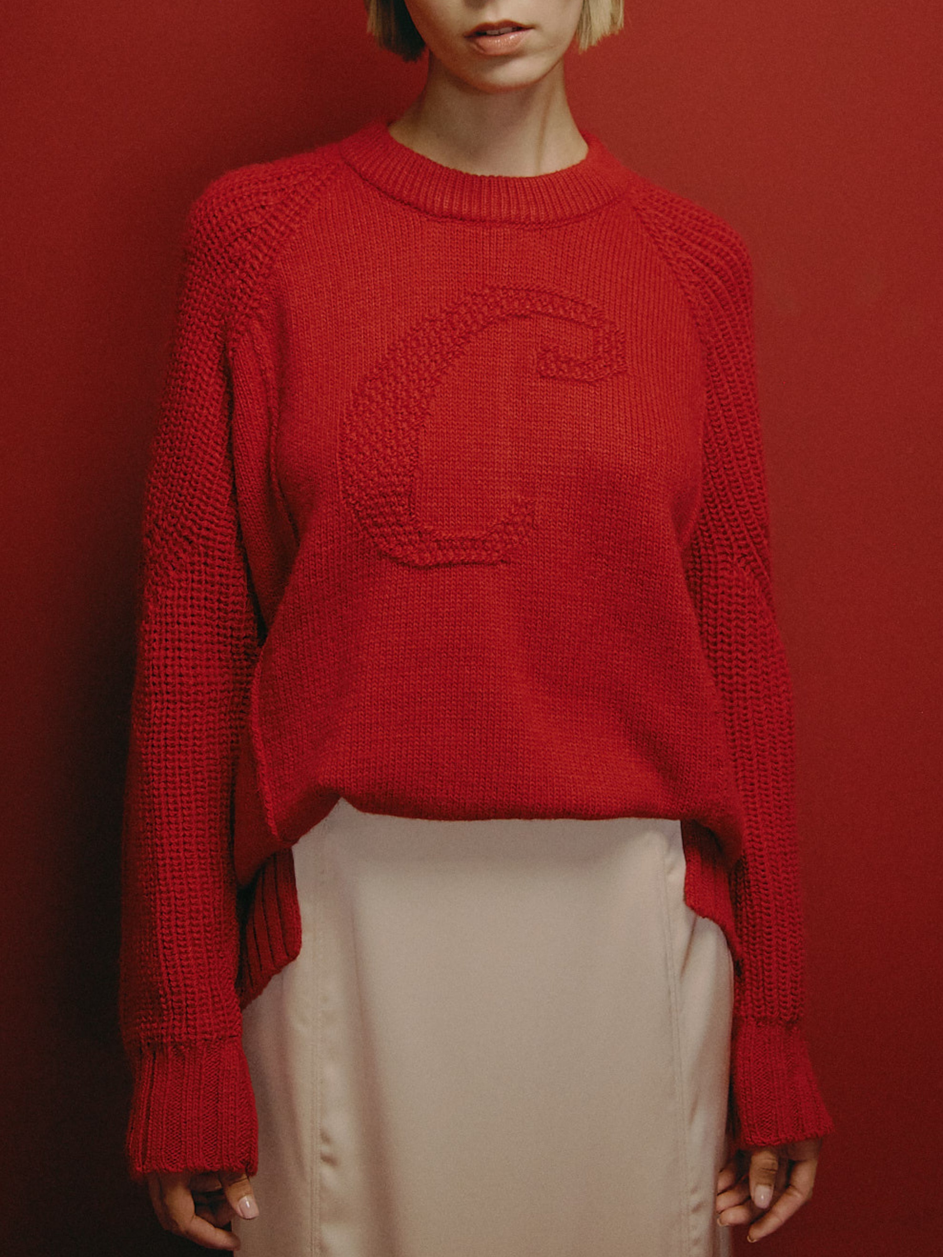 Cami Sweater Red