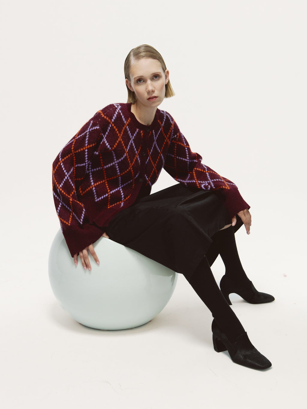 Guadalupe Cardigan Burgundy