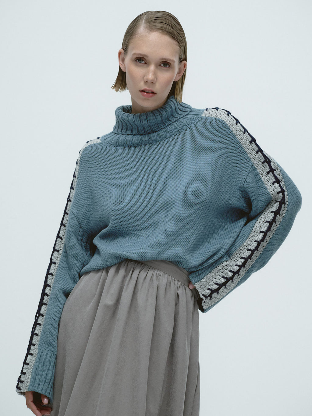 Niddo Sweater Light Blue