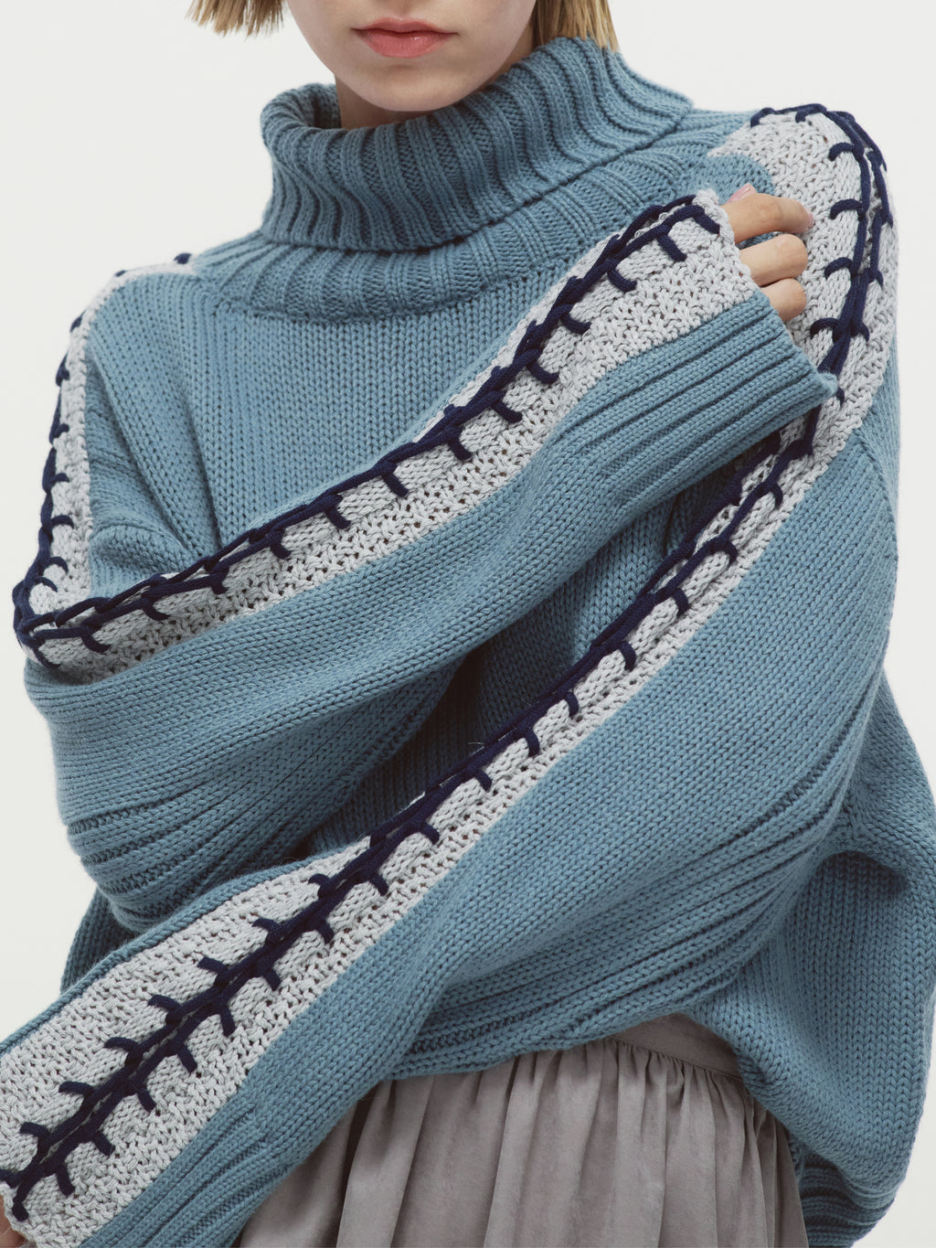 Niddo Sweater Light Blue