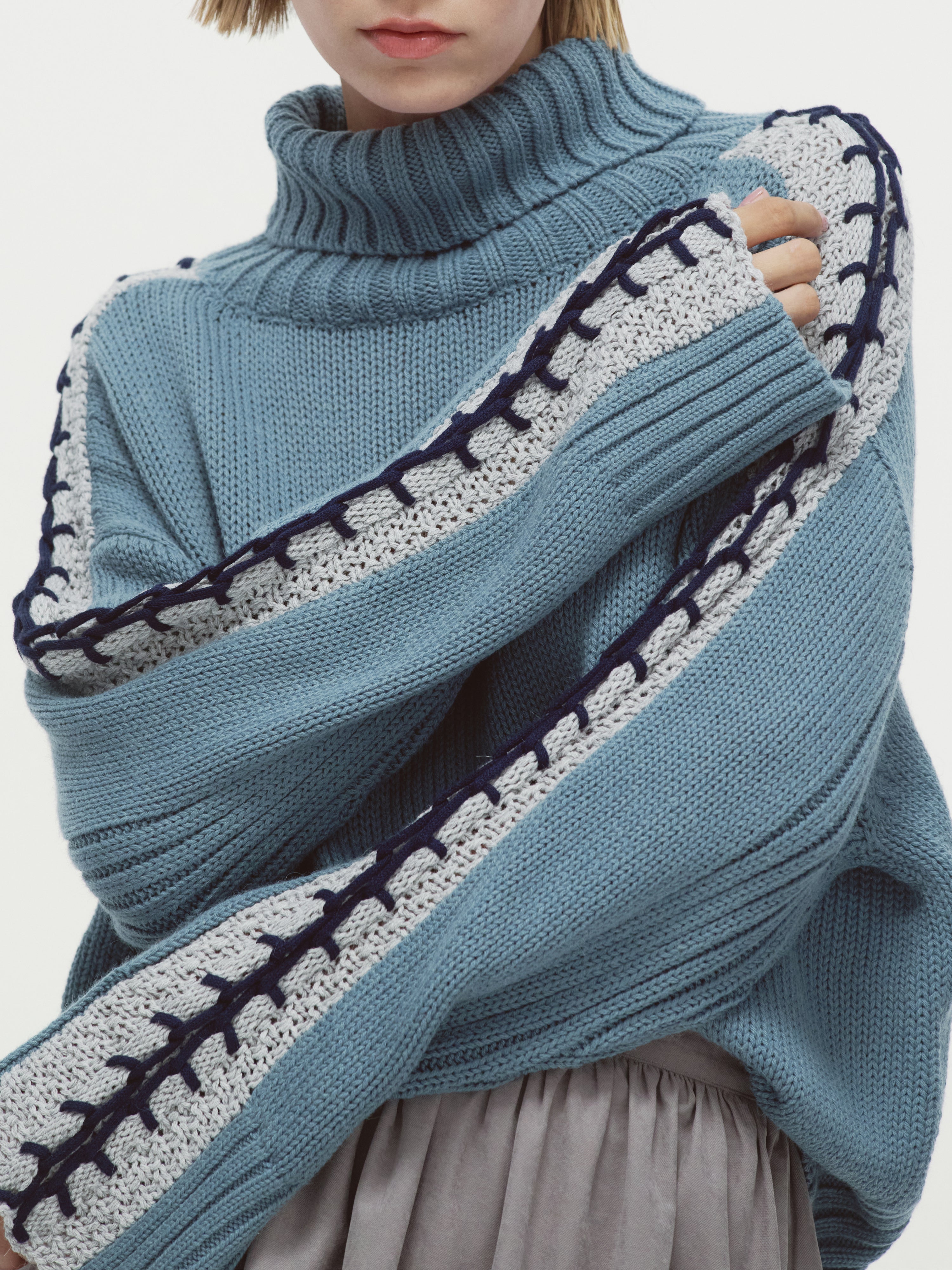 Niddo Sweater Light Blue