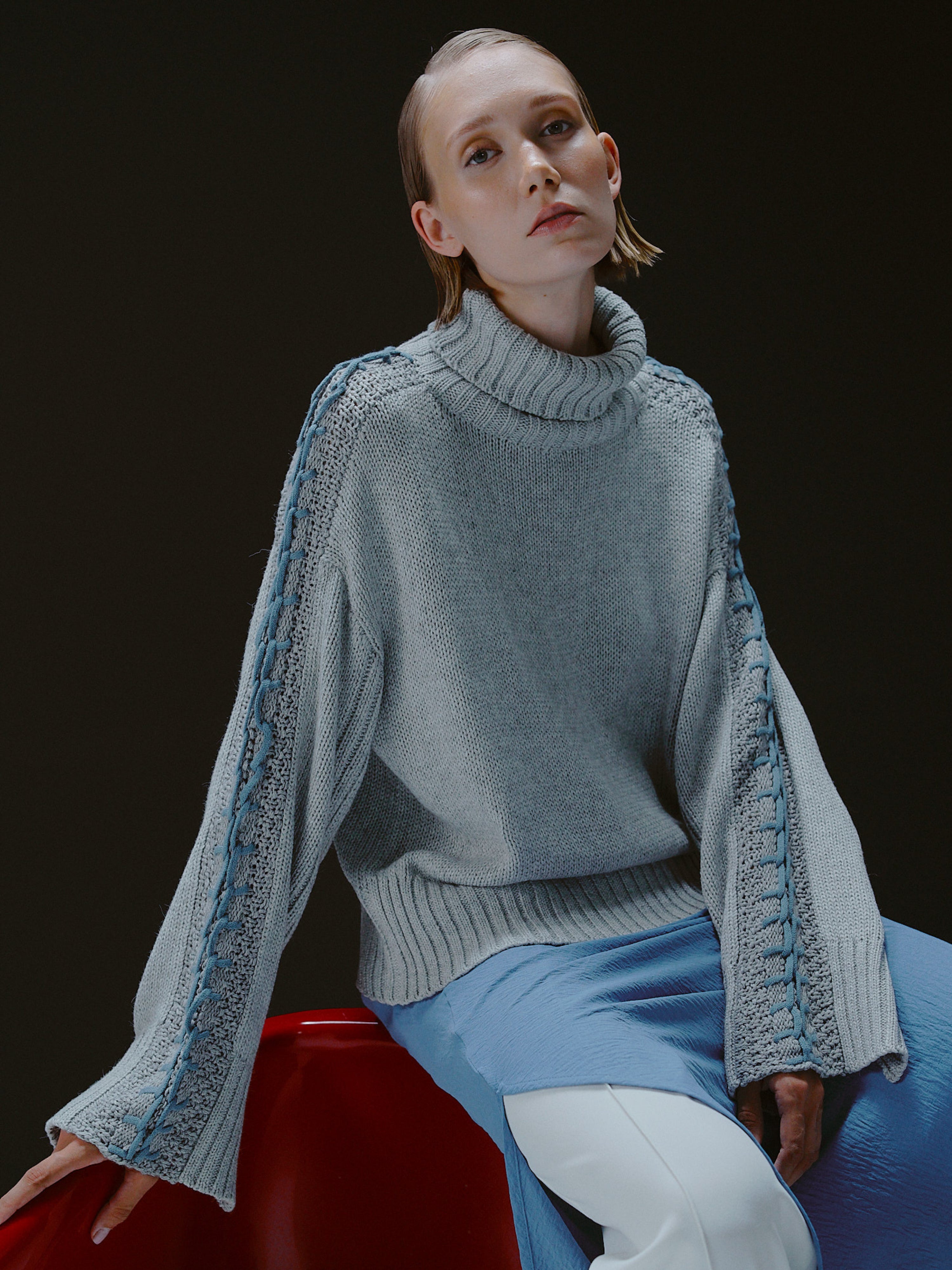 Niddo Sweater Sterling Grey