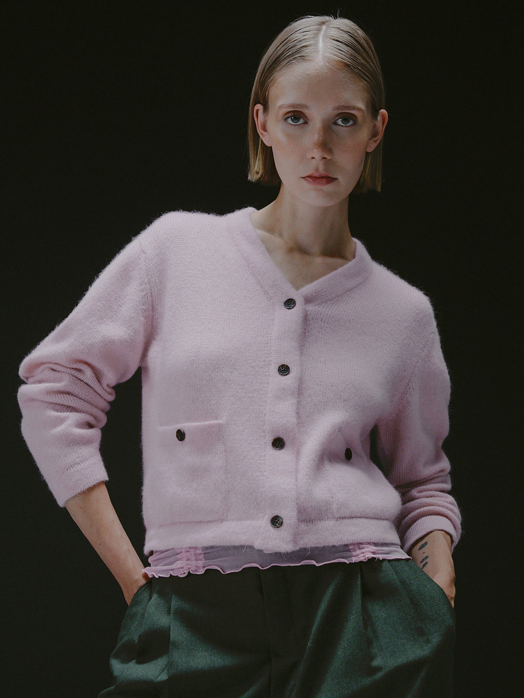 Nuna Cardigan Baby Pink
