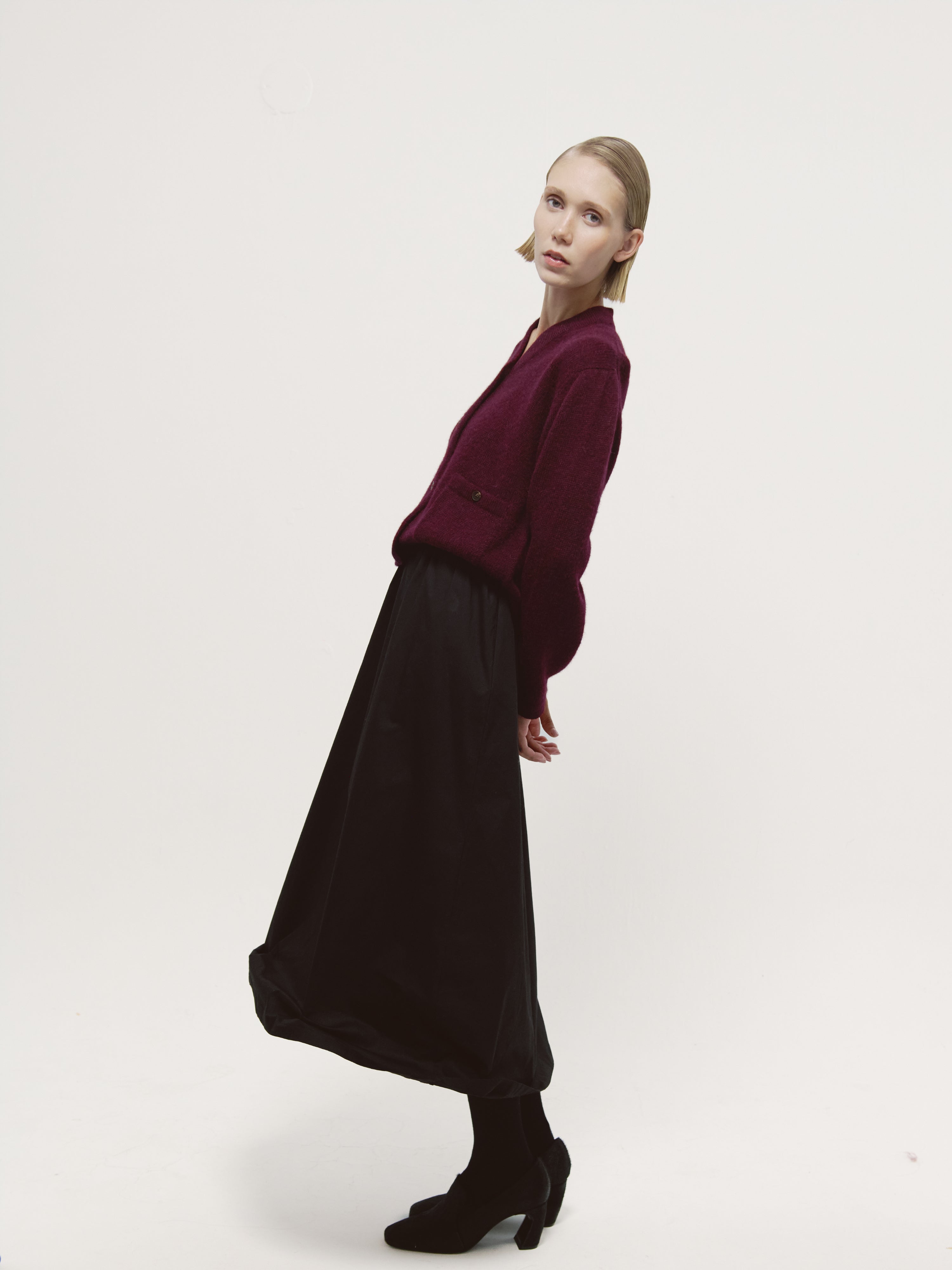 Nuna Cardigan Burgundy