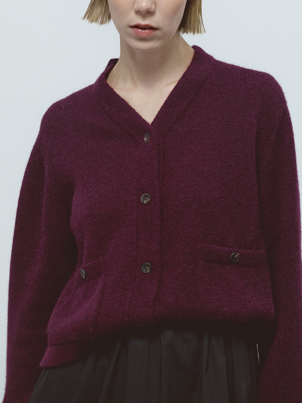 Nuna Cardigan Burgundy