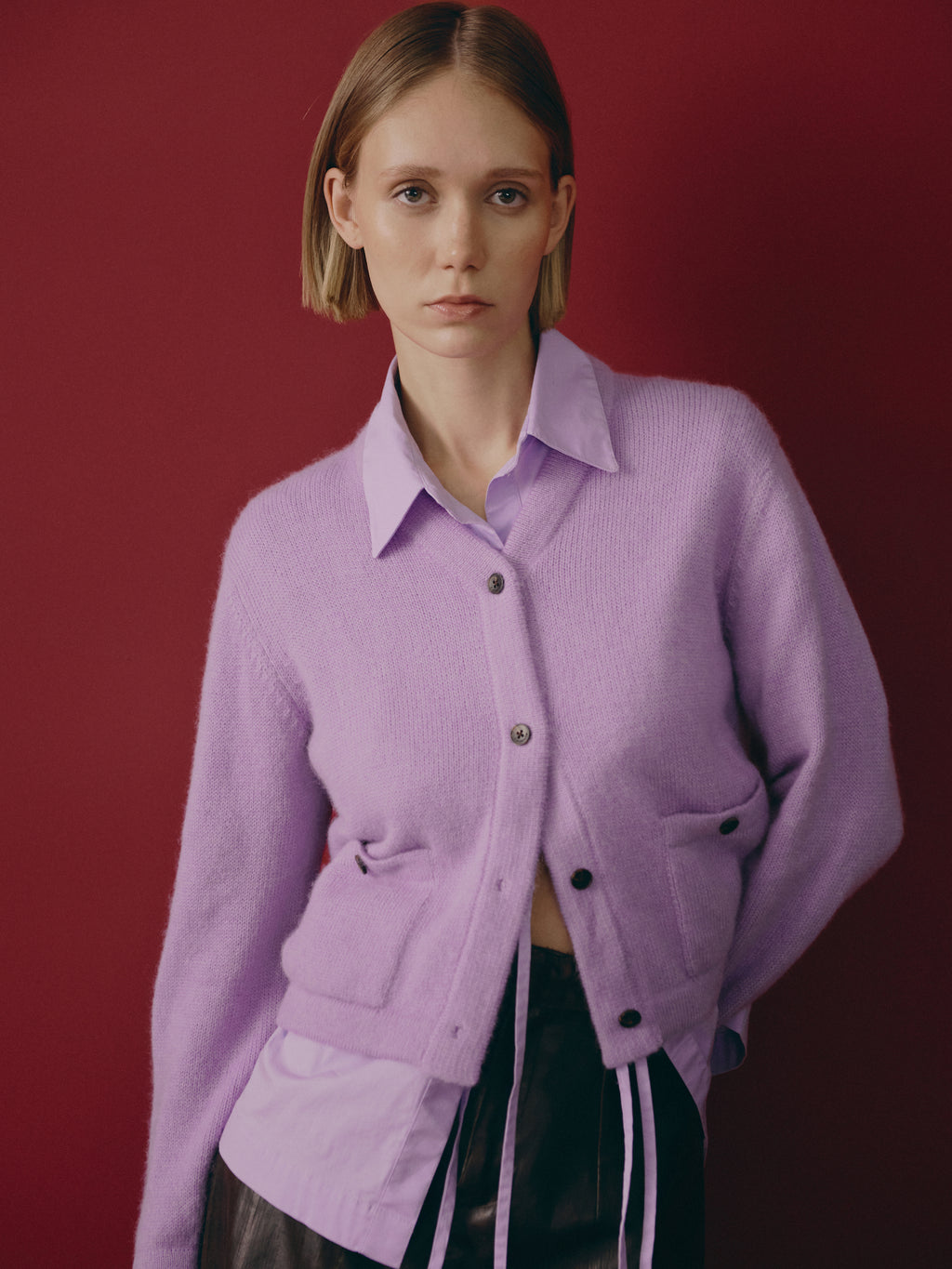 Nuna Cardigan Lilac