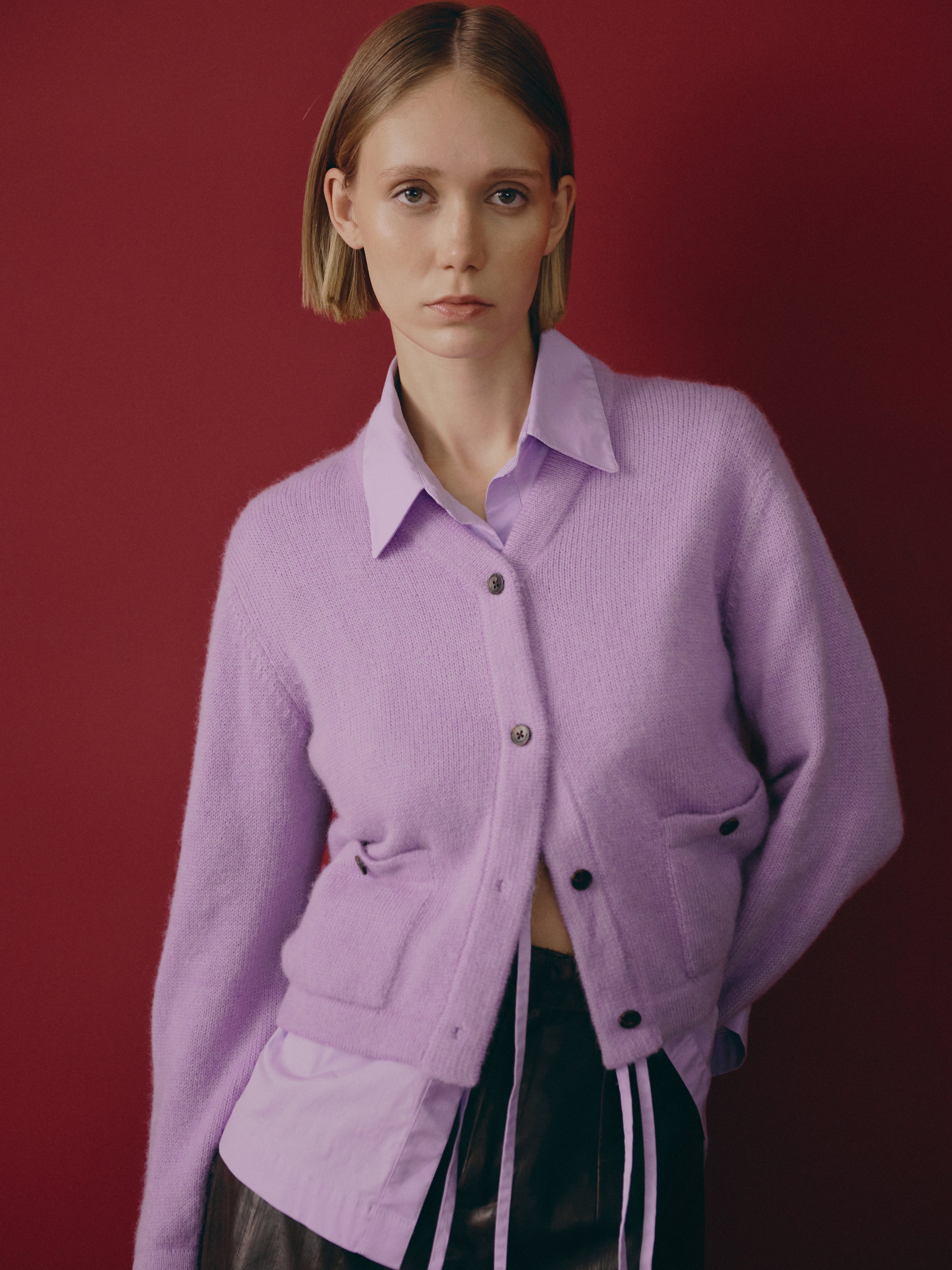 Nuna Cardigan Lilac