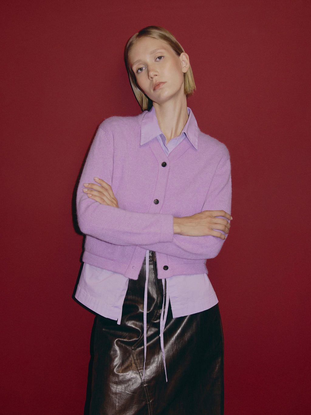 Nuna Cardigan Lilac