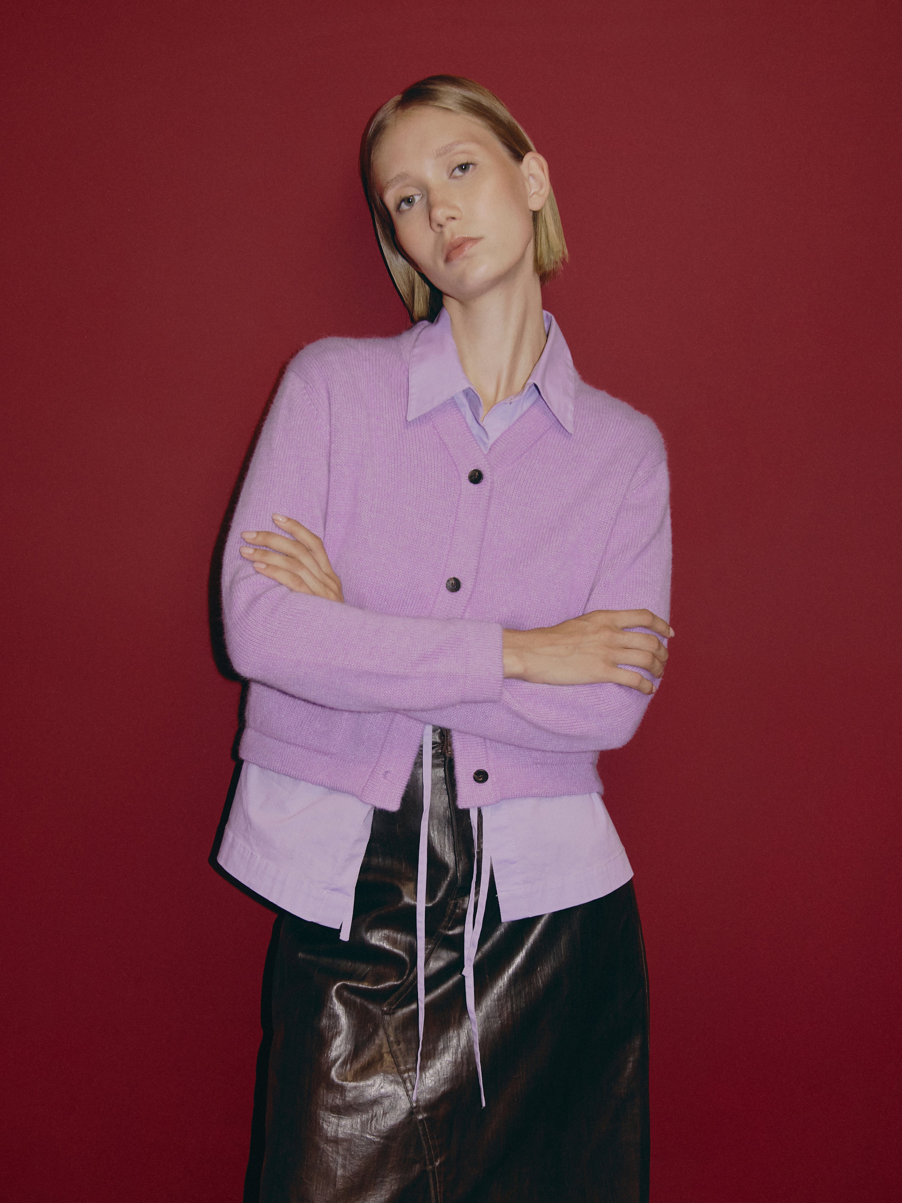 Nuna Cardigan Lilac